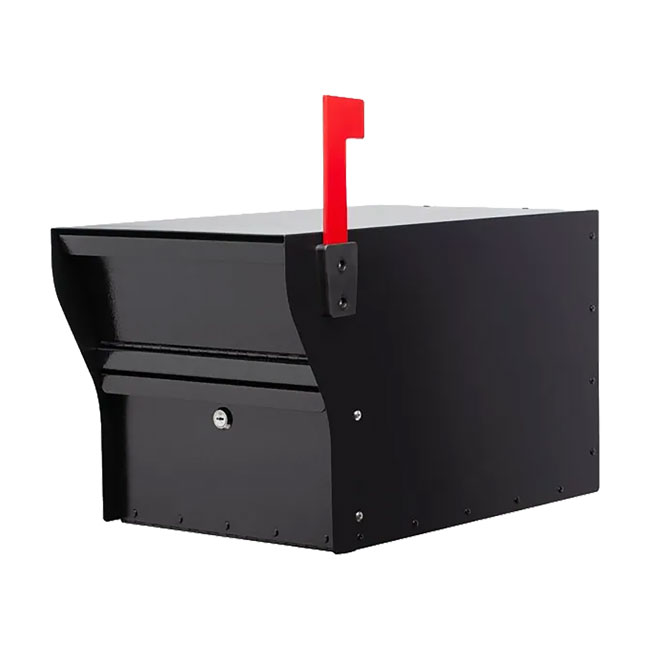 Whitehall MailVault Modern Square Locking Mailbox