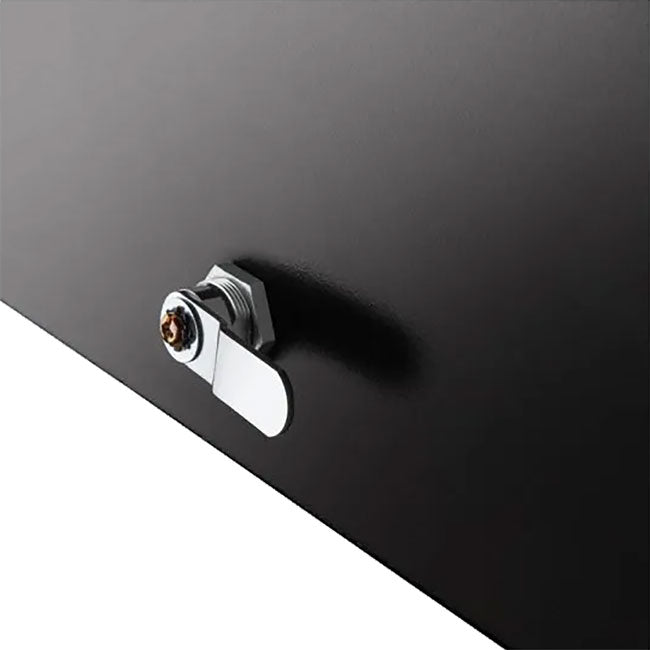 Whitehall MailVault Mailbox w/ Stand-Off Numbers, Blk/Silver