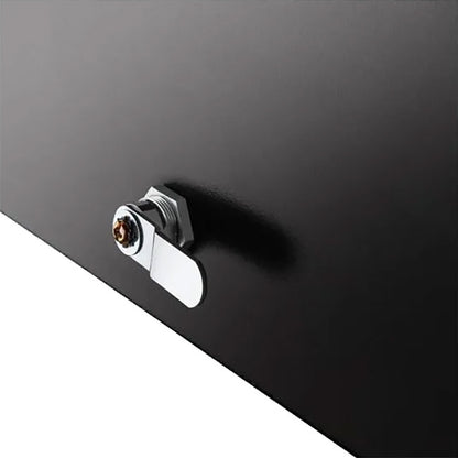 Whitehall MailVault Mailbox w/ Stand-Off Numbers, Blk/Silver