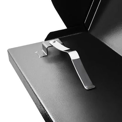 Whitehall MailVault Mailbox w/ Post & Numbers, Blk/Silver