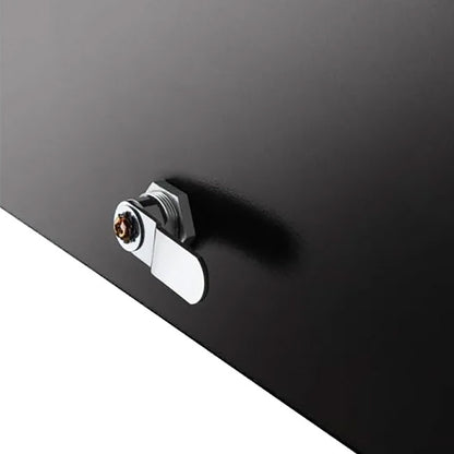 Whitehall MailVault Mailbox w/ Post & Numbers, Blk/White