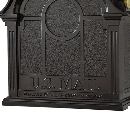 Whitehall Balmoral Mailbox, Black