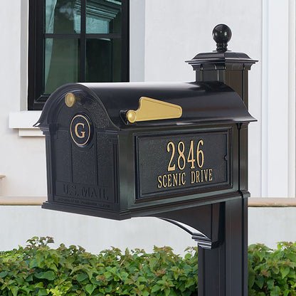 Whitehall Balmoral Mailbox, Black