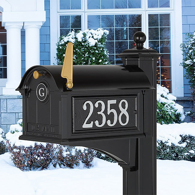 Whitehall Balmoral Mailbox, Black