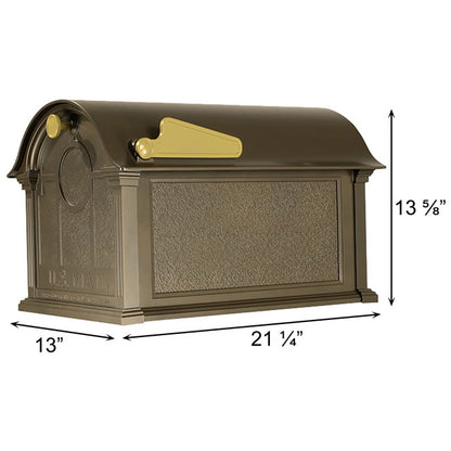 Whitehall Balmoral Mailbox, French Bronze