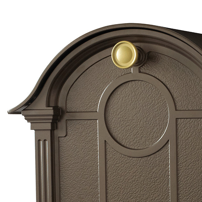 Whitehall Balmoral Personalized Mailbox Package, Bronze