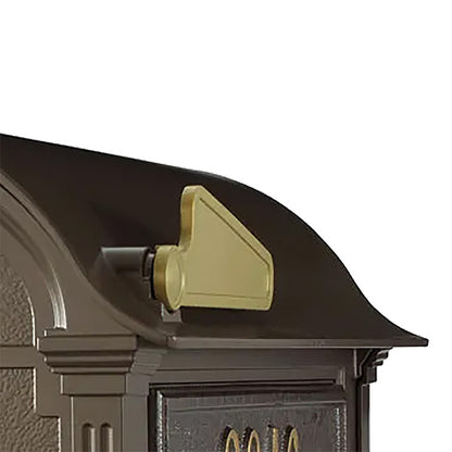 Whitehall Balmoral Mailbox w/Custom Side Plaques, Bronze