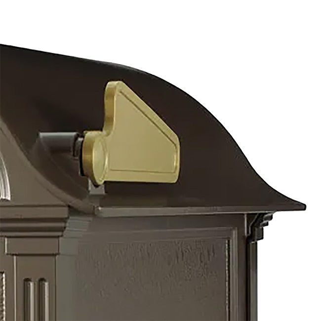 Whitehall Balmoral Mailbox with Monogram, French Bronze