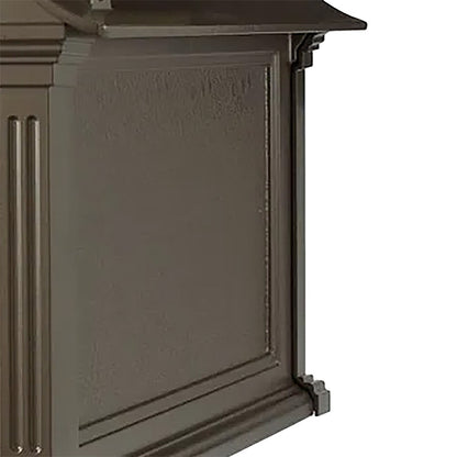 Whitehall Balmoral Mailbox with Monogram, French Bronze