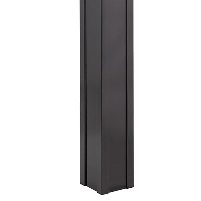 Whitehall Balmoral Mailbox with Monogram and Post, Black