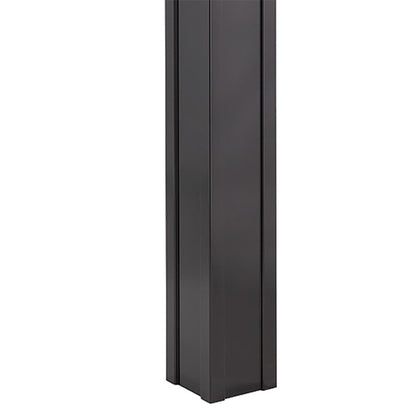Whitehall Balmoral Mailbox with Monogram and Post, Black