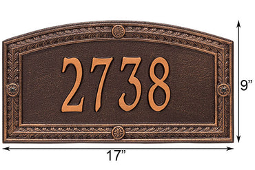 Whitehall Hamilton Wall Plaque, Standard, 1 Line