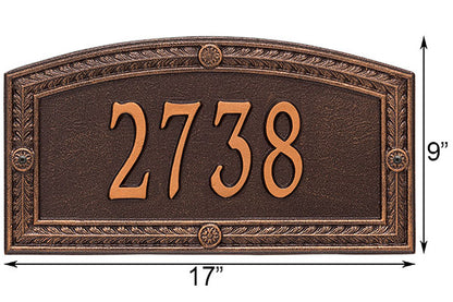 Whitehall Hamilton Wall Plaque, Standard, 1 Line