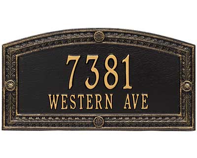 Whitehall Hamilton Wall Plaque, Standard, 2 Line