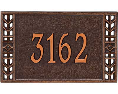 Whitehall Boston Wall Plaque, Standard, 1 Line