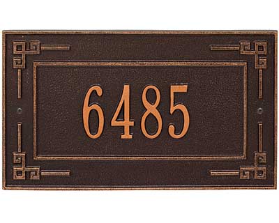 Whitehall Key Corner Wall Plaque, Standard, 1 Line