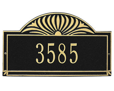 Whitehall Sunburst Wall Plaque, Standard, 1 Line