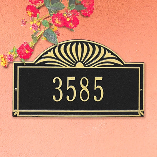 Whitehall Sunburst Wall Plaque, Standard, 1 Line