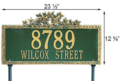 Whitehall Ivy Lawn Marker, Estate, 2 Line