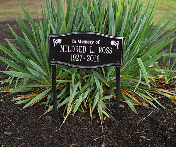 Whitehall Alexandria Memorial Lawn Marker, "In Memory of"