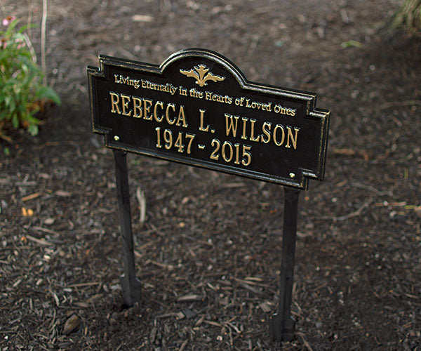 Whitehall Arlington Memorial Lawn Marker,"Living Eternally"