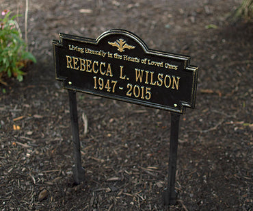 Whitehall Arlington Memorial Lawn Marker,"Living Eternally"