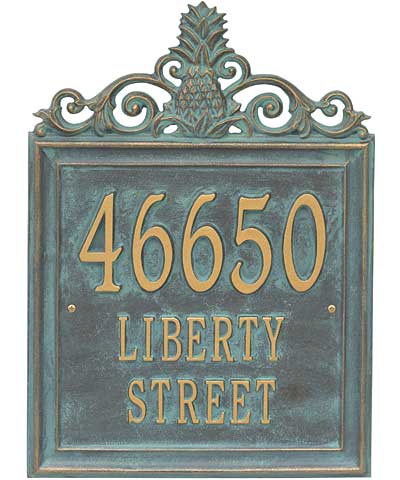 Whitehall Lanai Wall Plaque, Estate, 3 Line