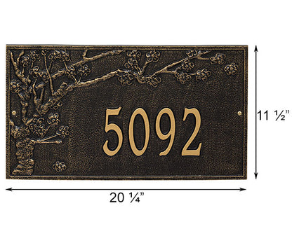 Whitehall Spring Blossom Wall Plaque, Estate, 1 Line