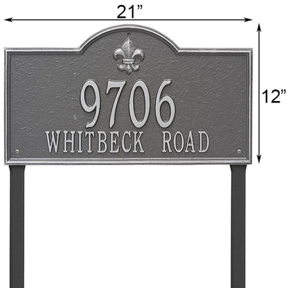 Whitehall Bayou Vista Lawn Marker, Estate, 2 Line