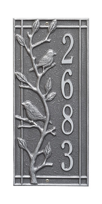 Whitehall Woodridge Vertical Wall Plaque, Standard, 1 Line