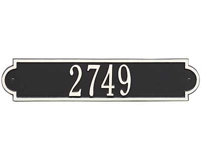 Whitehall Richmond Horizontal Wall Plaque, Standard, 1 Line