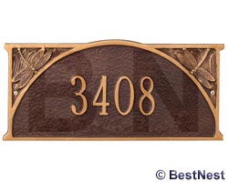 Whitehall Dragonfly Wall Plaque, Standard, 1 Line