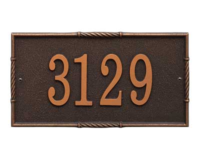 Whitehall Brohman Wall Plaque, Standard, 1 Line