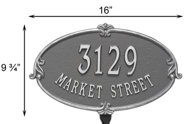 Whitehall Monte Carlo Lawn Marker, Standard, 2 Line