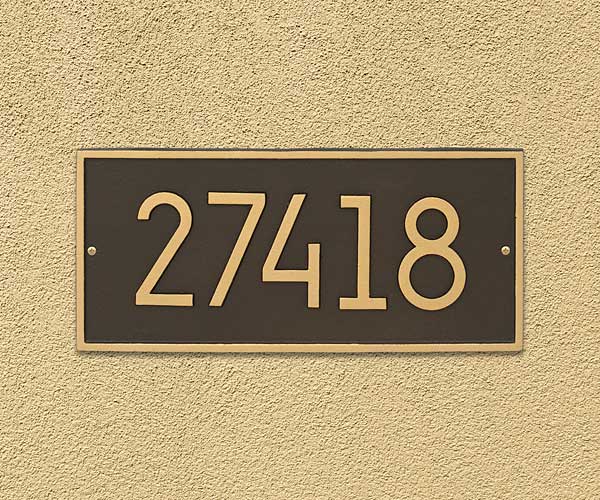 Whitehall Hartford Modern Wall Plaque, Standard, 1 Line