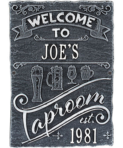 Whitehall "Taproom" Brew Pub Wall Plaque, Standard, 2 Line