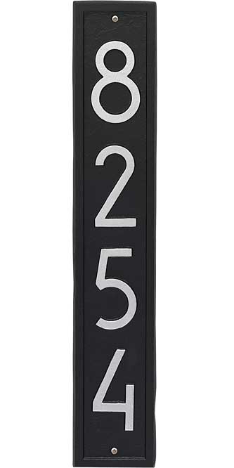 Whitehall Modern Vertical Wall Plaque, Standard, 1 Line