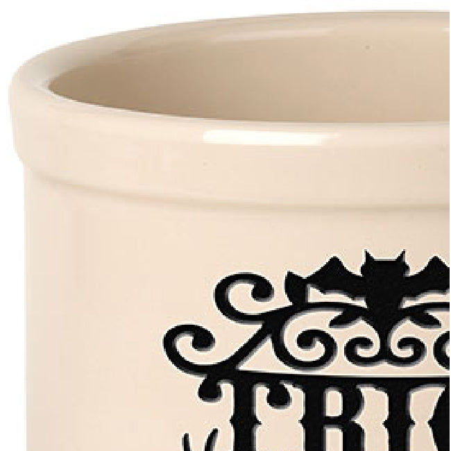 Whitehall Trick or Treat Halloween Stoneware Crock