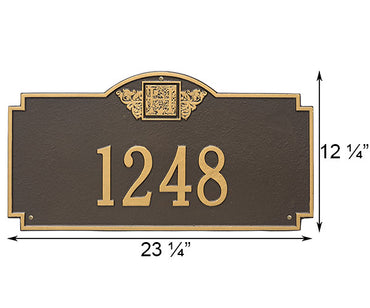 Whitehall Monogram Wall Plaque, Estate, 1 Line