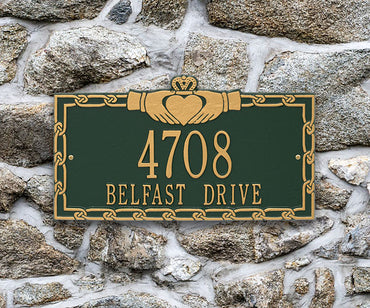 Whitehall Claddagh Wall Plaque, Standard, 2 Line