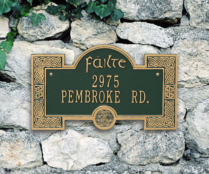 Whitehall Fáilte Wall Plaque, Standard, 2 Line