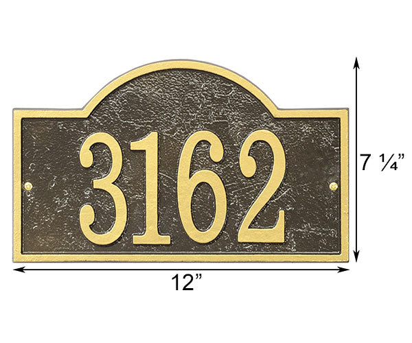 Whitehall Fast and Easy Arch Wall Plaque, Bronze/Gold